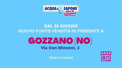 acqua sapone gozzano.